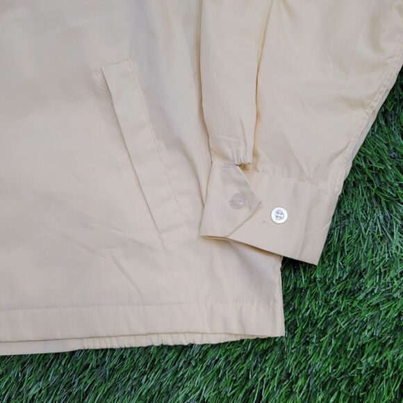 Vintage 80s Blouson Jacket Large 42 24x24 Yellow - Picture 10 of 11